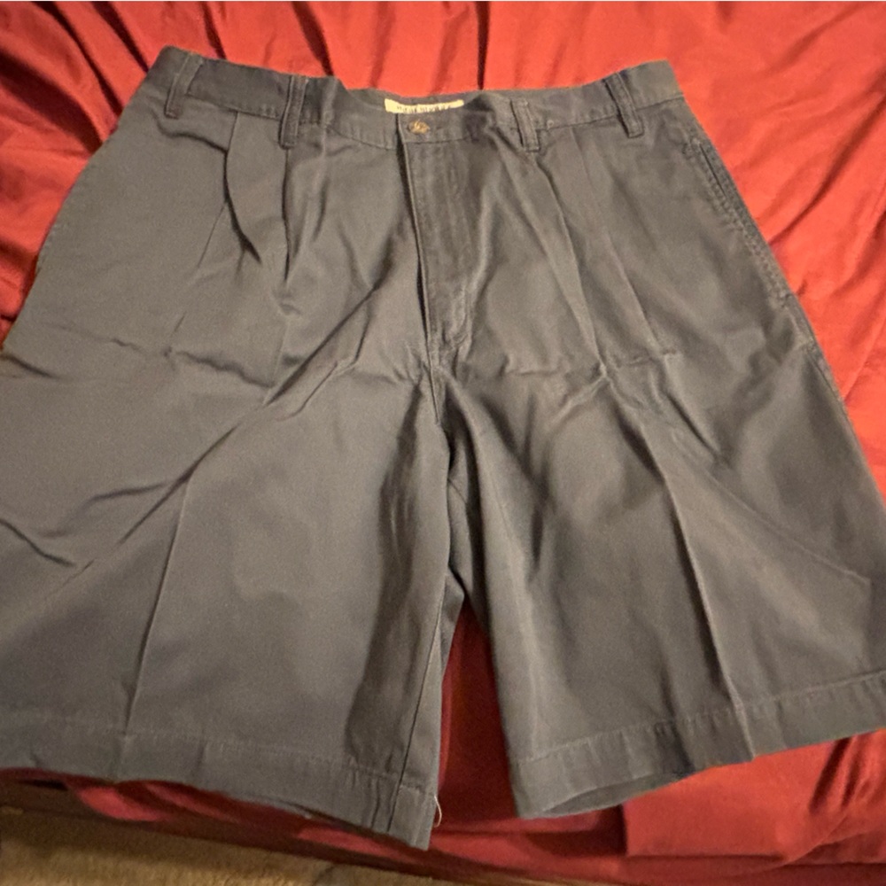 High Sierra Men's Navy Flat-Front Shorts